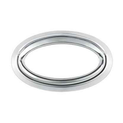 Chrome Bezel For 1-3/4" X 3/4" Peterbilt Glove Box Emblem