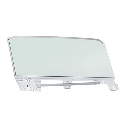 Complete Tinted Door Glass Assembly For 1967-68 Mustang Convertible - L/H