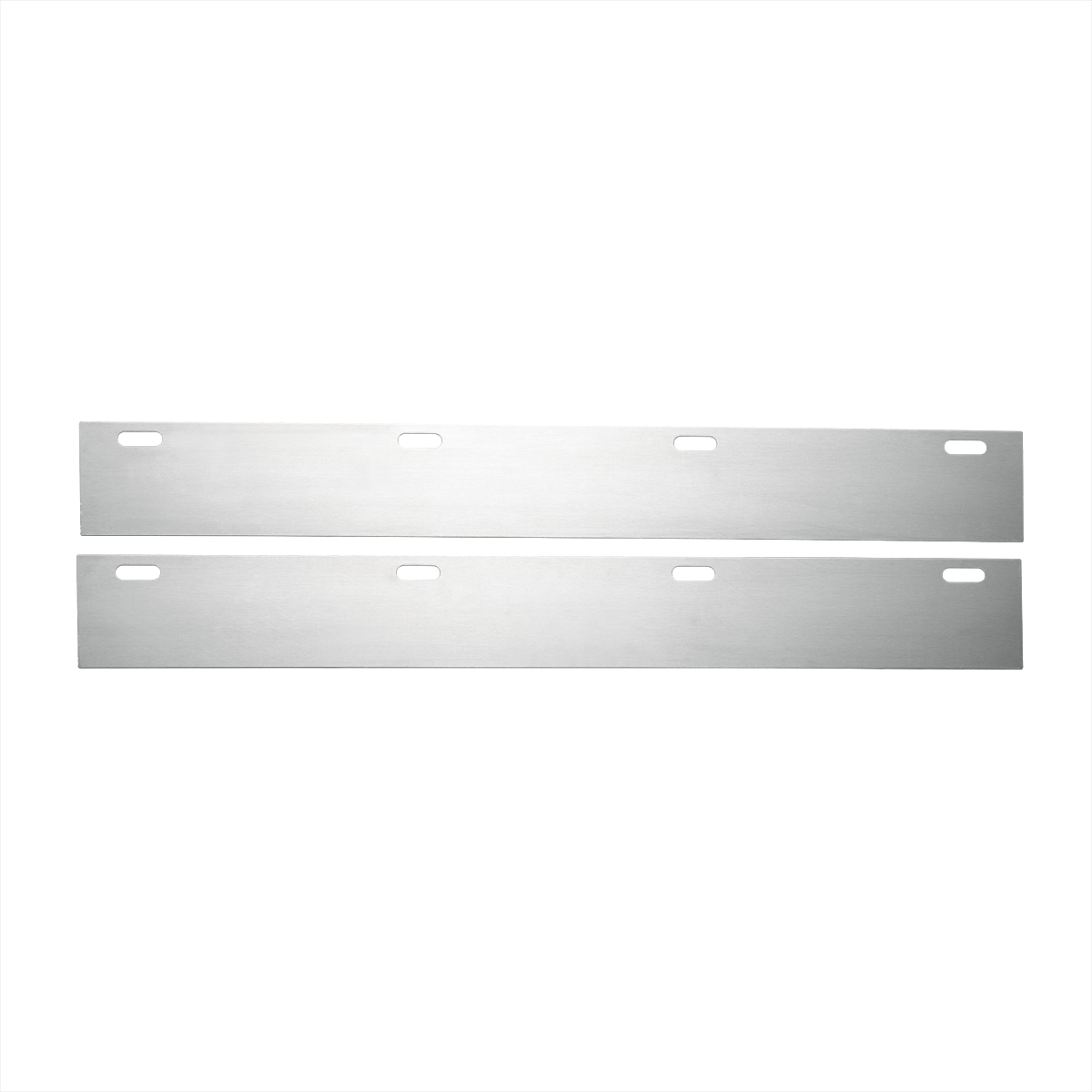 Aluminum Straight Conspicuity Reflector Top Flap Plates (2-Pack)