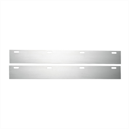 Aluminum Straight Conspicuity Reflector Top Flap Plates (2-Pack)