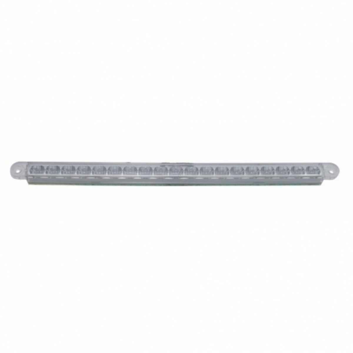 19 LED 12" Reflector Light Bar (Stop, Turn & Tail) - Red LED/Clear Lens