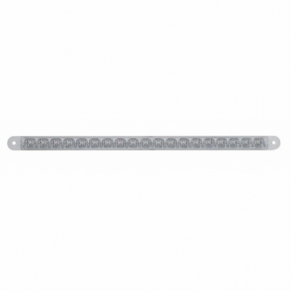 19 LED 12" Reflector Light Bar (Stop, Turn & Tail) - Red LED/Clear Lens