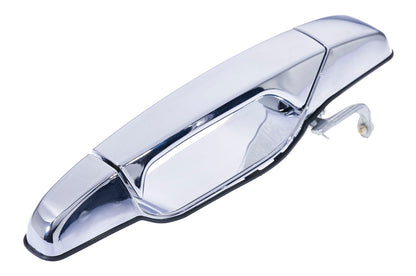 Exterior Door Handle Front RH Plastic All Chrome for 2007-2013 Chevrolet Avalanche Tahoe Suburban Silverado; 2007-2013 GMC Yukon Sierra; 2007-2013 Cadillac Escalade