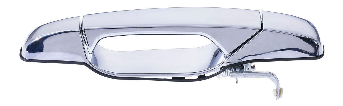 Exterior Door Handle Front RH Plastic All Chrome for 2007-2013 Chevrolet Avalanche Tahoe Suburban Silverado; 2007-2013 GMC Yukon Sierra; 2007-2013 Cadillac Escalade