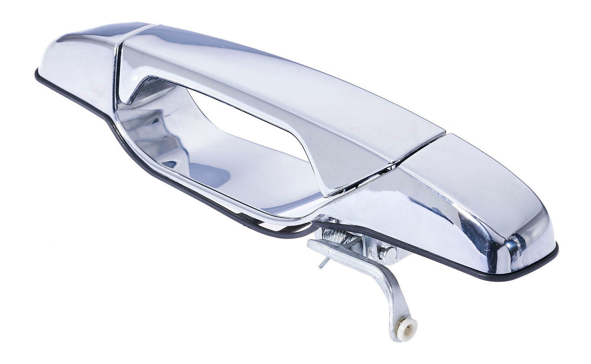 Exterior Door Handle Front RH Plastic All Chrome for 2007-2013 Chevrolet Avalanche Tahoe Suburban Silverado; 2007-2013 GMC Yukon Sierra; 2007-2013 Cadillac Escalade