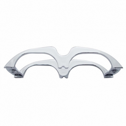 Chrome Plastic Turtle Back Lens Guard