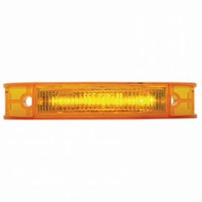 7 LED Rectangular Light (Clearance/Marker) - Amber LED/Amber Lens