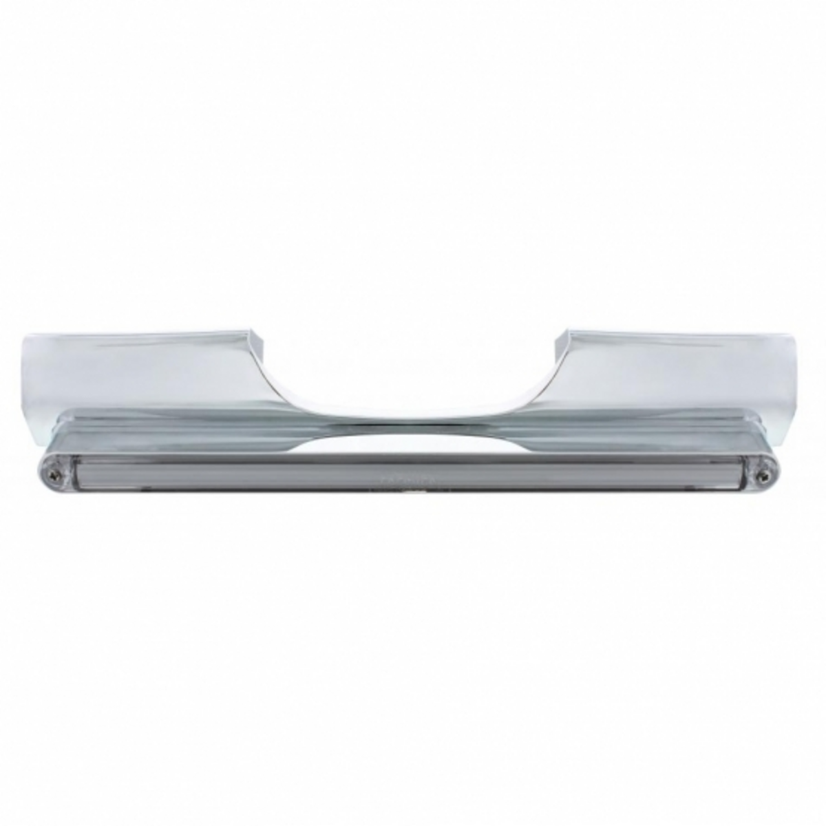 Motorcycle Rear Signal Light Bar With 24 LED 12" GloLight Bar - Red LED/Clear Lens
