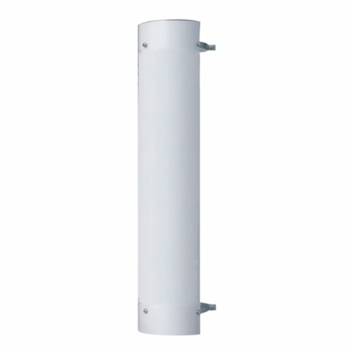 48" Tall 180 Degree Stainless Exhaust Muffler Shield For 5" Diameter Exhaust - Plain