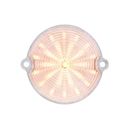 25 Amber LED 12V Front Parking Light For 1963-1967 Chevrolet Corvette-Clear Lens