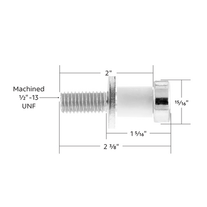 1/2"-13, 2" Long Door Striker Bolt For 1973-91 Chevy & GMC Truck