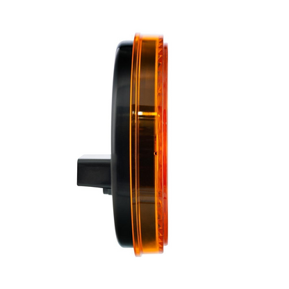 3 LED 4" Round Light(Turn Signal)-Amber LED/Amber Lens