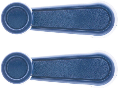 Window Crank Handle (2pcs) Plastic Blue for 1990-1992 Daihatsu Rocky; 1988-2026 Toyota Corolla; 1993-1998 Toyota T100