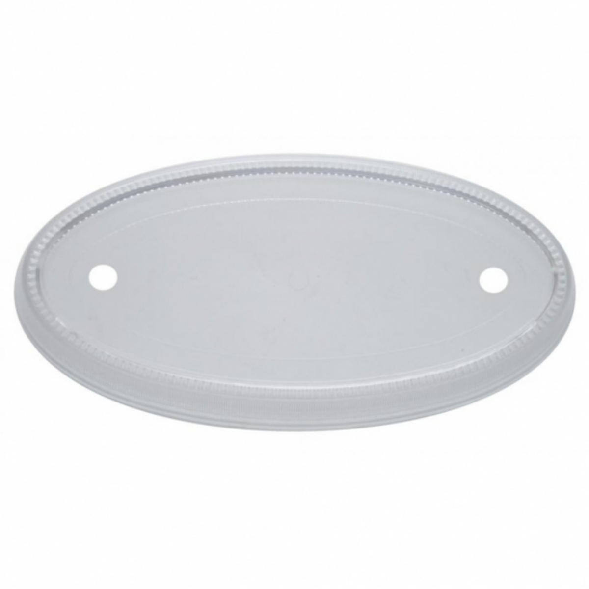Large Peterbilt Emblem Lens - Clear