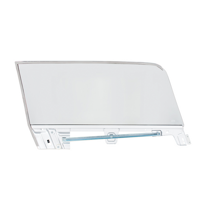 Complete Clear Door Glass Assembly For 1967-68 Ford Mustang Coupe - L/H