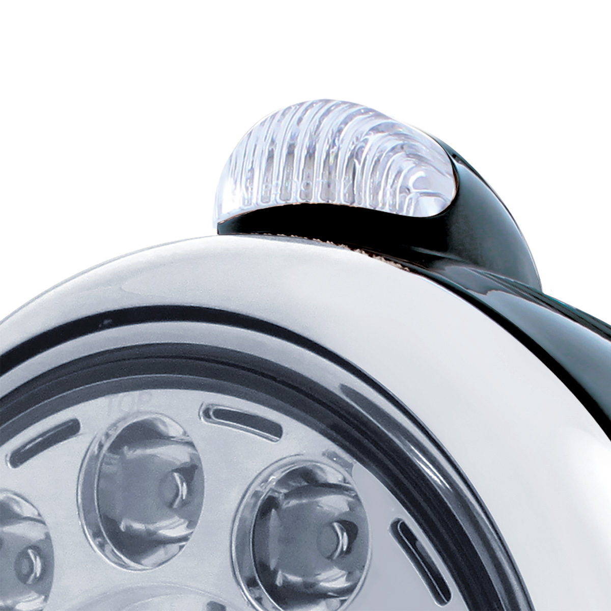 Black Guide 682-C Headlight 11 LED Bulb & Dual Mode LED Signal - Clear Lens
