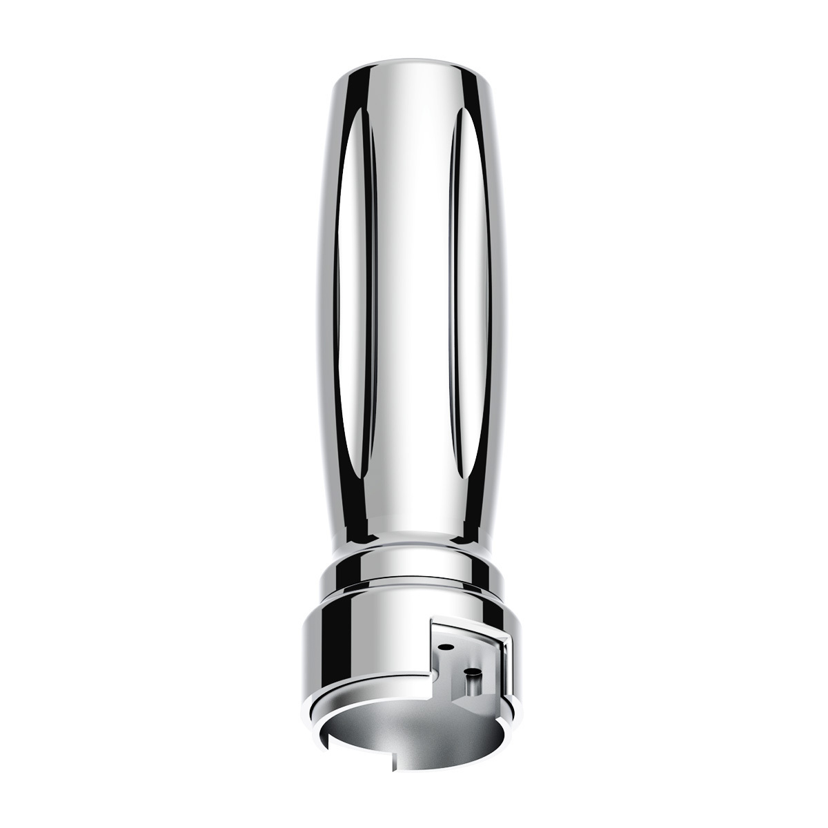 M30X3.5 Thread-On Vegas Gearshift Knob With 13/15/18 Speed Adapter - Chrome/Vertical