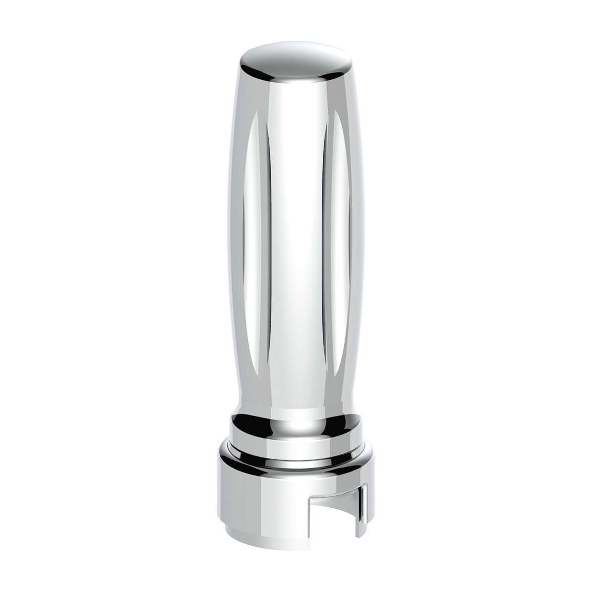 M30X3.5 Thread-On Vegas Gearshift Knob With 13/15/18 Speed Adapter - Chrome/Vertical