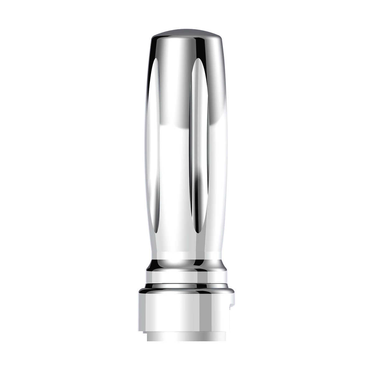 M30X3.5 Thread-On Vegas Gearshift Knob With 13/15/18 Speed Adapter - Chrome/Vertical