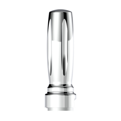M30X3.5 Thread-On Vegas Gearshift Knob With 13/15/18 Speed Adapter - Chrome/Vertical