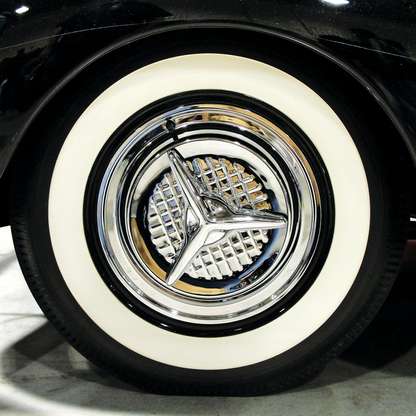 14" Chrome 3-Bar Fiesta Style Hubcaps (4/Set)
