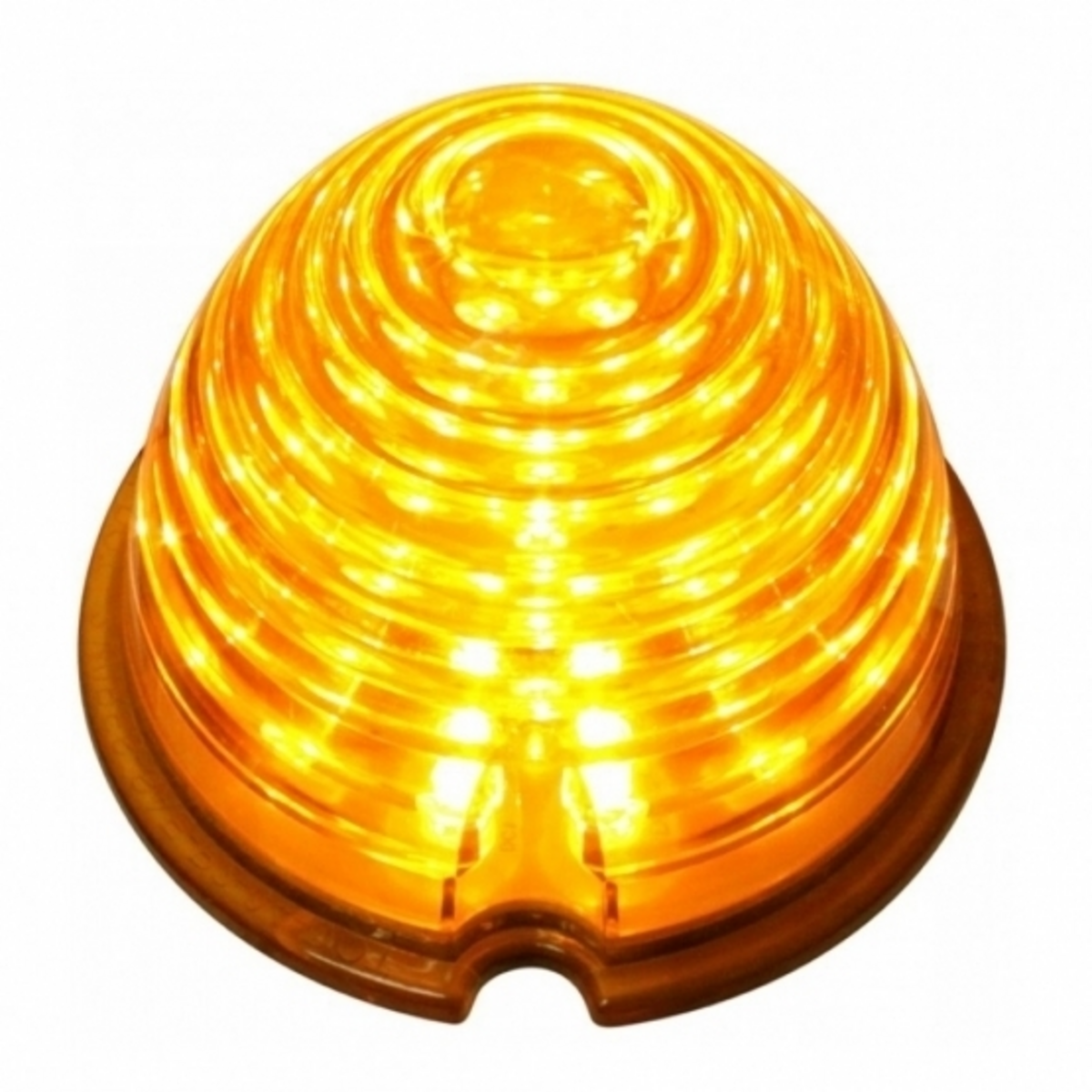 17 LED Beehive Cab Light - Amber LED/Amber Lens