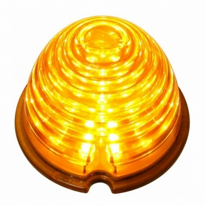 17 LED Beehive Cab Light - Amber LED/Amber Lens