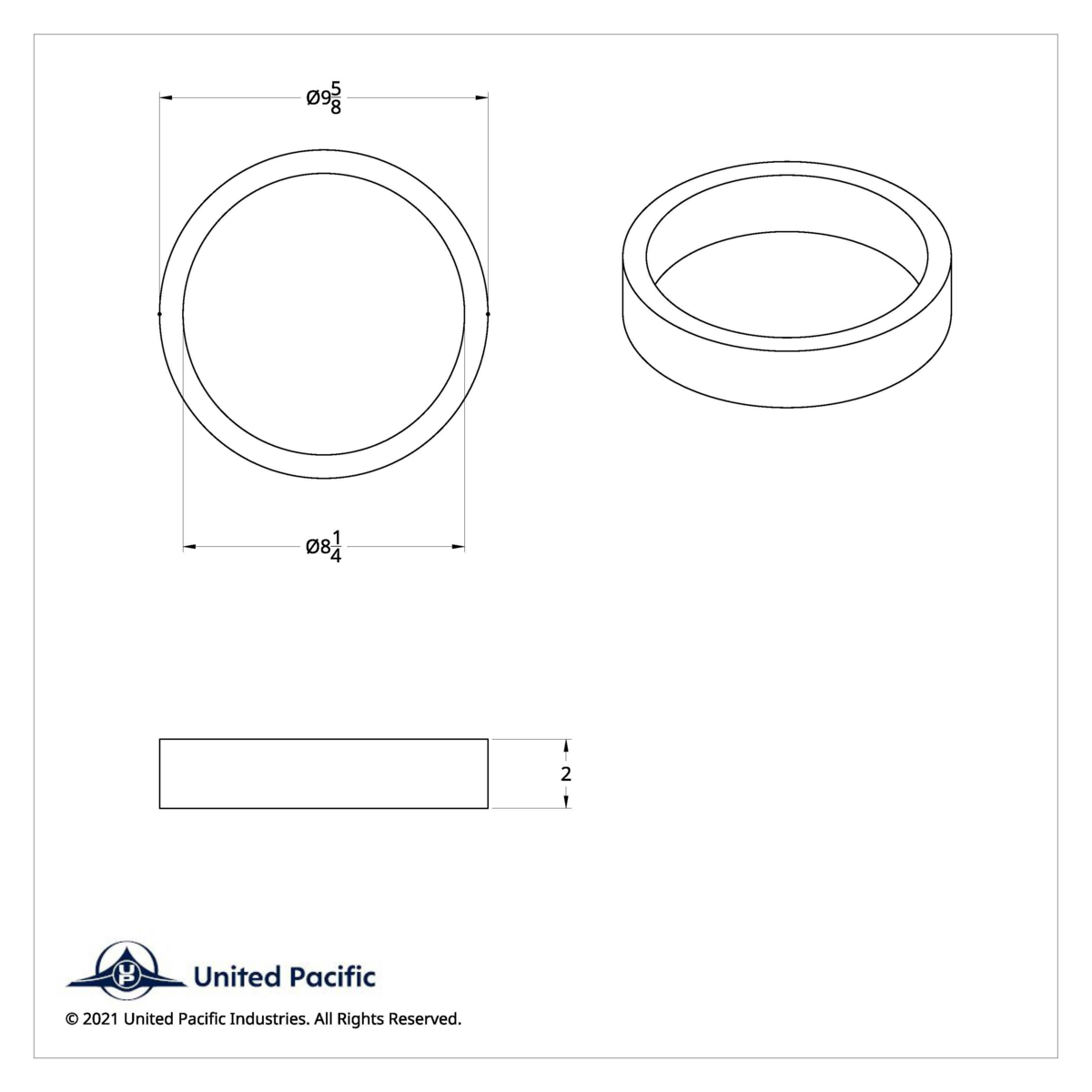 9-5/8" Air Filter Element