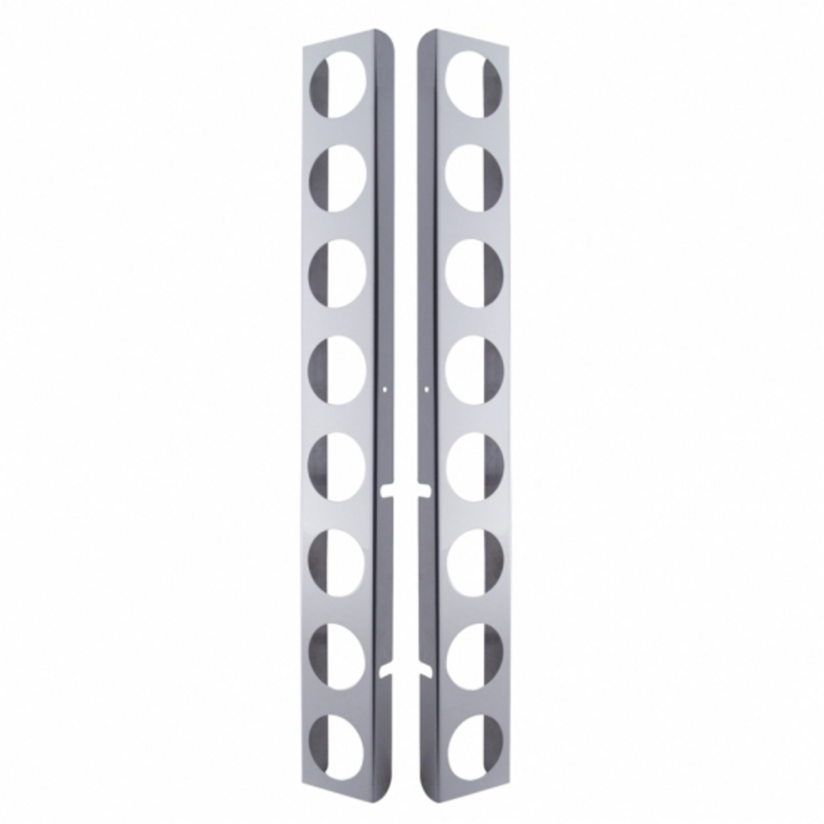 Peterbilt Stainless Rear Air Cleaner Bracket Only - 16 Light Cutouts