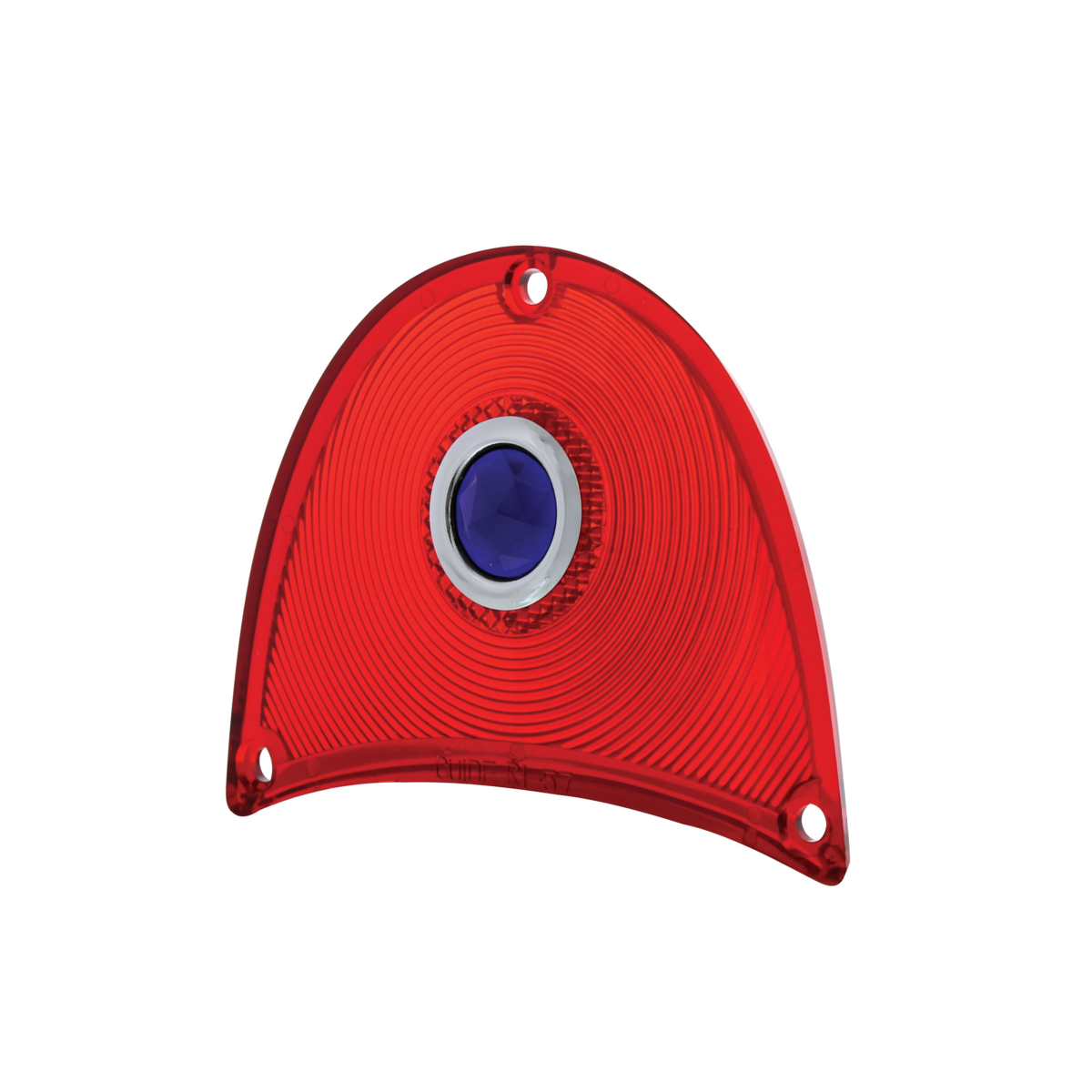 Tail Light Lens With Blue Dot For 1957 Chevy Passenger Car