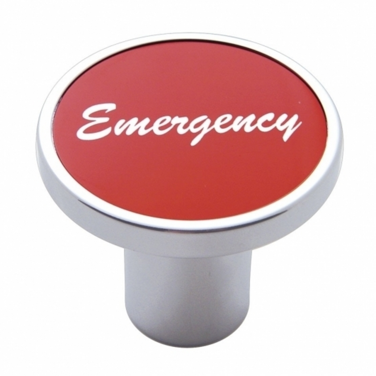 "Emergency" Air Valve Knob - Red Aluminum Sticker