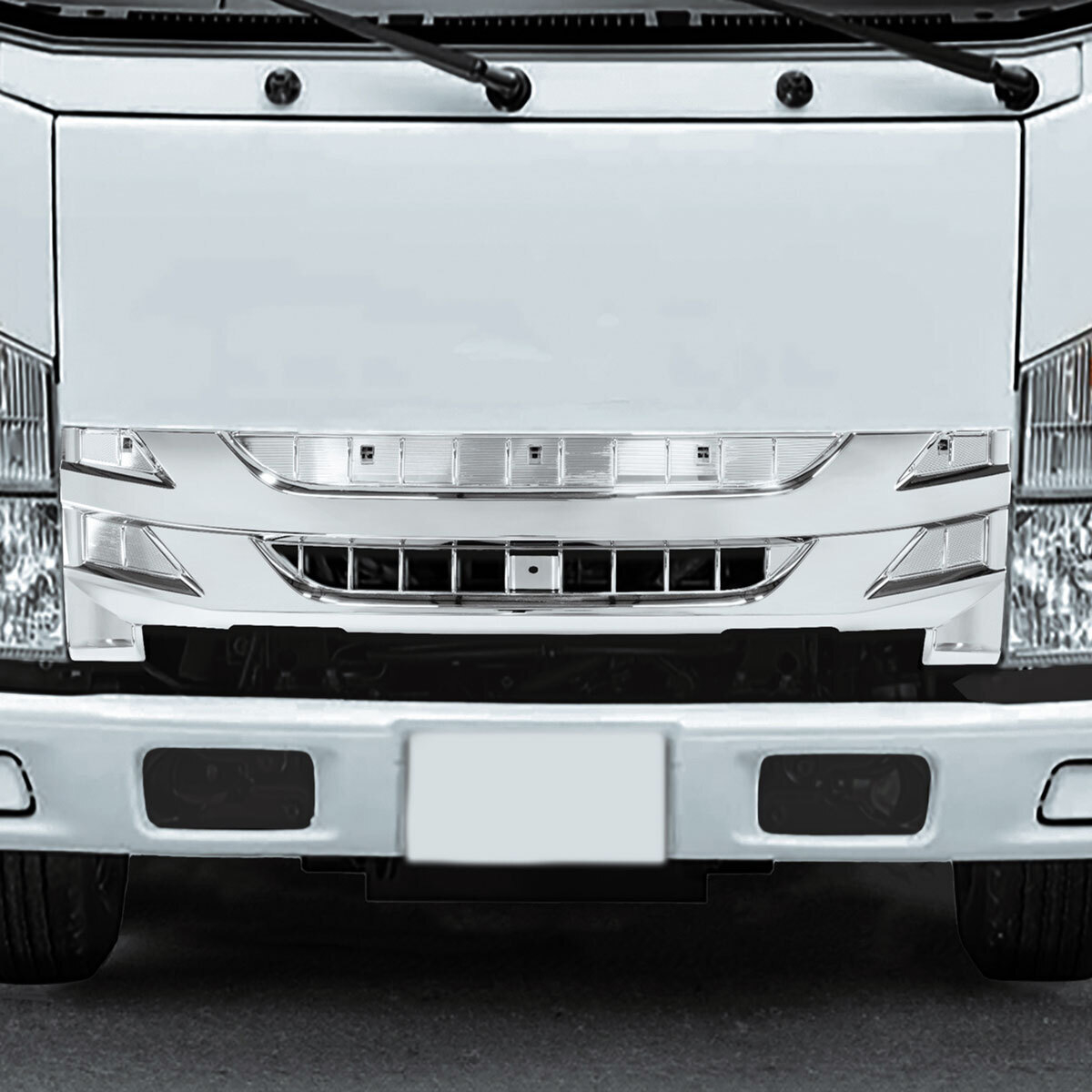 Chrome Grille For 2013-2024 Isuzu NPR (ELF 200/300)