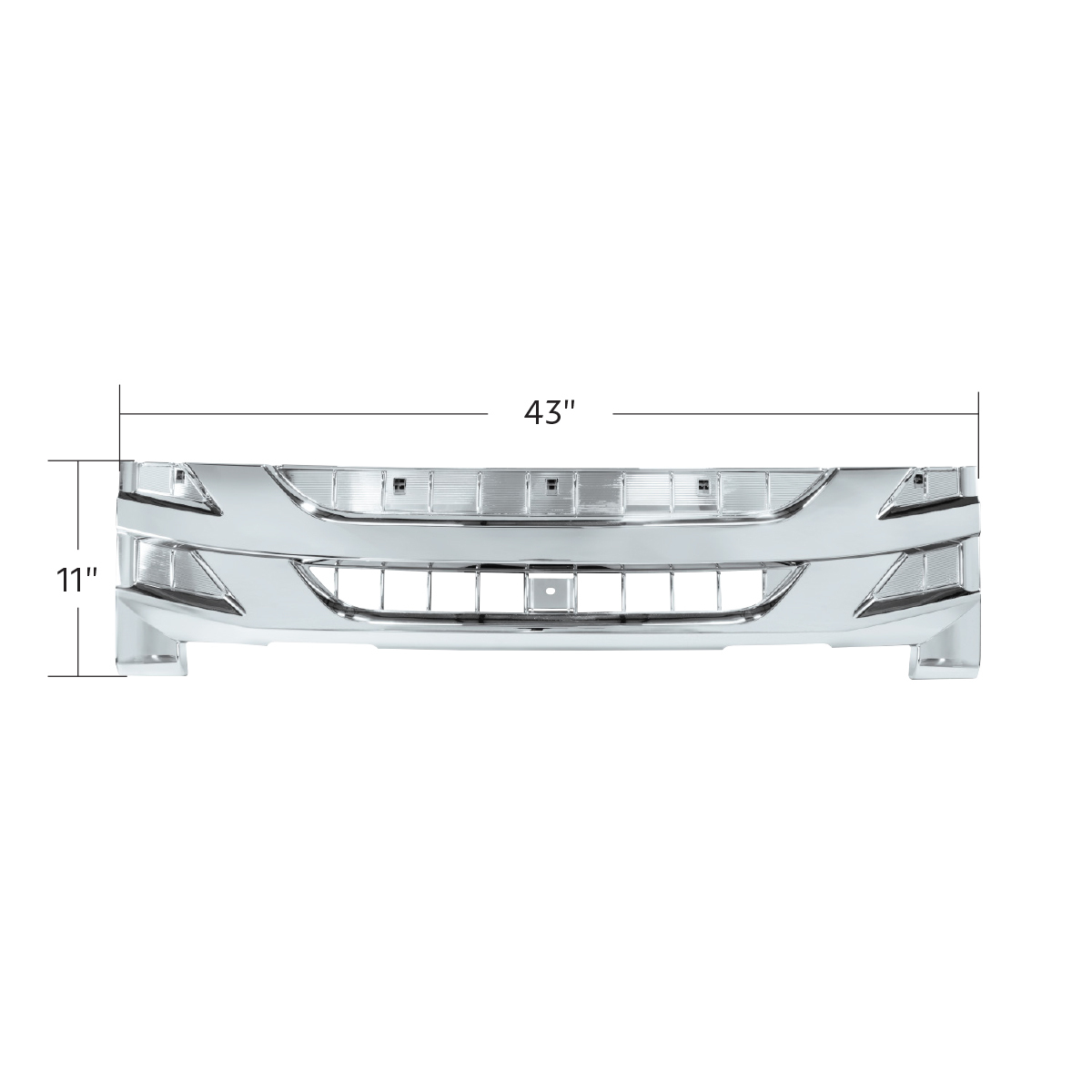 Chrome Grille For 2013-2024 Isuzu NPR (ELF 200/300)