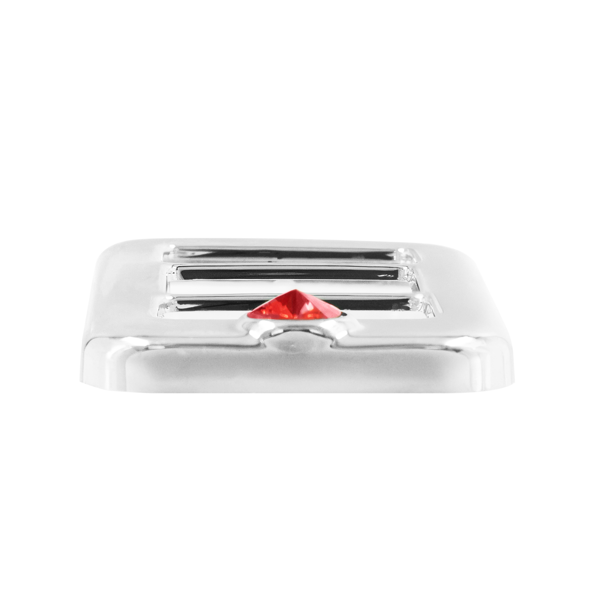 Rocker Switch Cover With 3 Openings & Color Crystal For Freightliner- Candy Red (3-Pack)