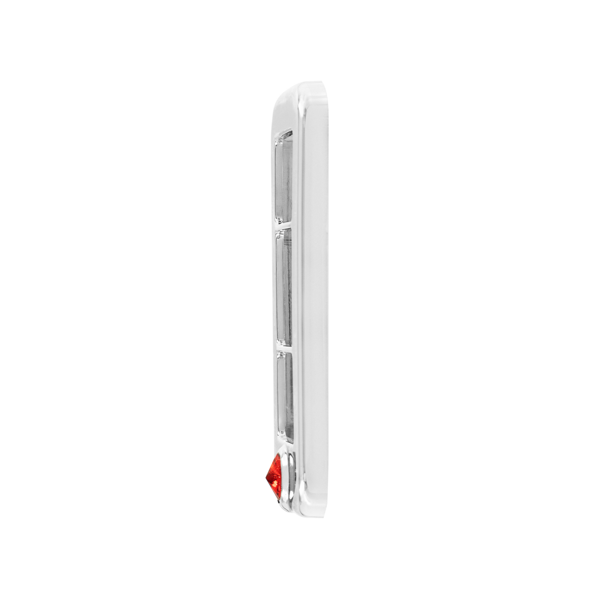 Rocker Switch Cover With 3 Openings & Color Crystal For Freightliner- Candy Red (3-Pack)