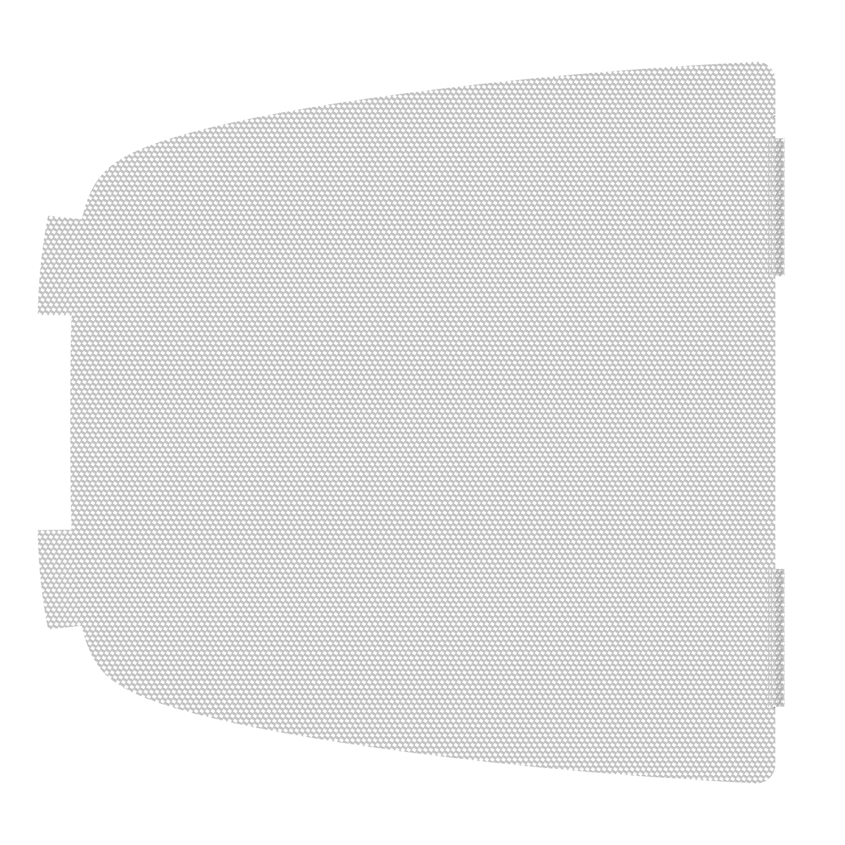 Chrome Door Speaker Mesh Cover For Freightliner Century (2003-2008), & Columbia (2007-2014)