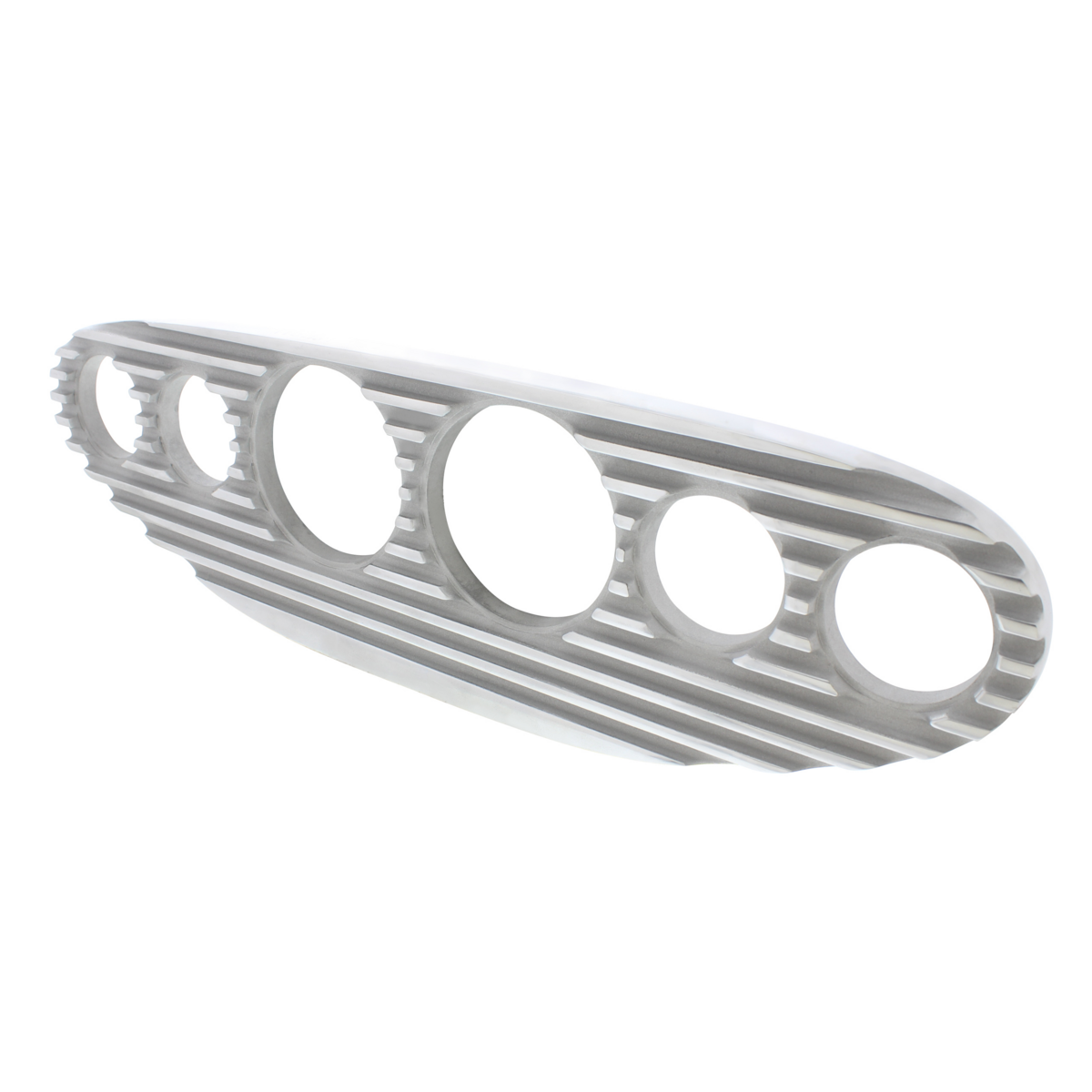 Finned Style Aluminum 6-Gauge Dash Panel