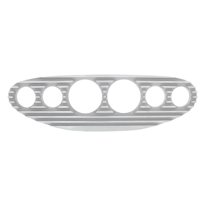 Finned Style Aluminum 6-Gauge Dash Panel