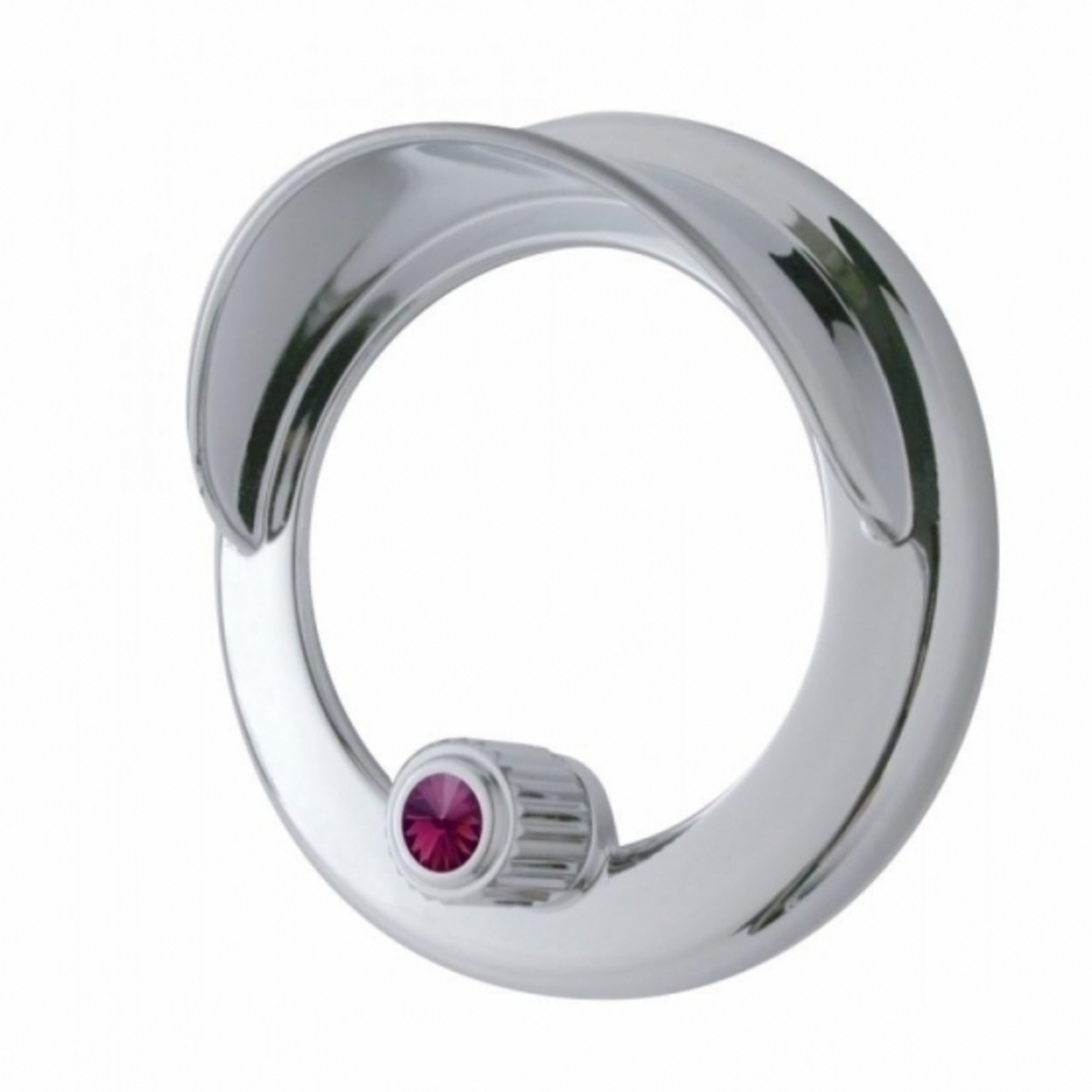 Clock Bezel With Visor For Freightliner Century/Coronado/Columbia - Purple Crystal