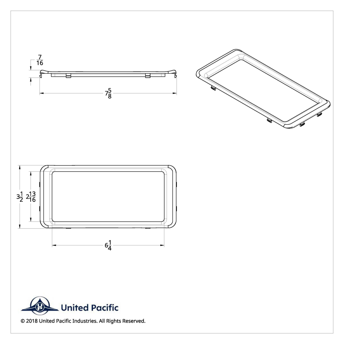 Peterbilt 387 A/C Control Bezel