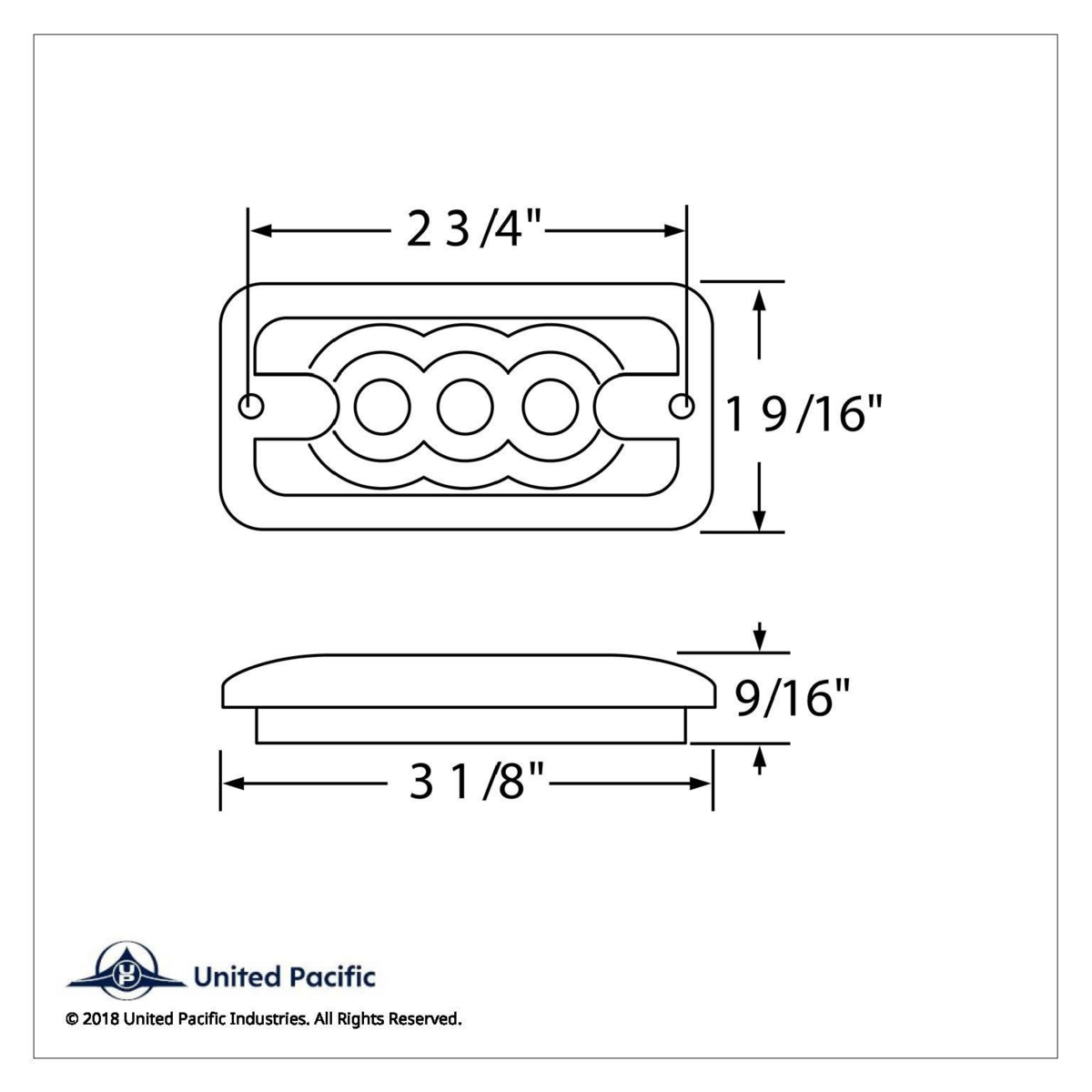 3 LED Clearance Marker Light - Amber LED/Amber Lens