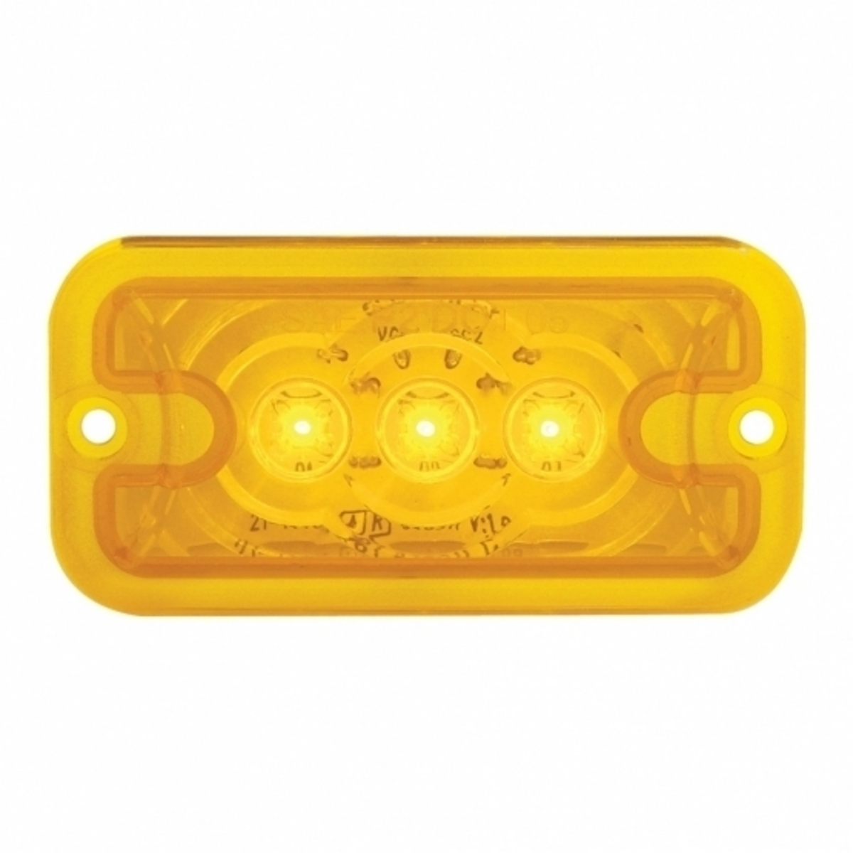 3 LED Clearance Marker Light - Amber LED/Amber Lens