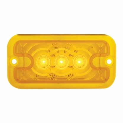 3 LED Clearance Marker Light - Amber LED/Amber Lens