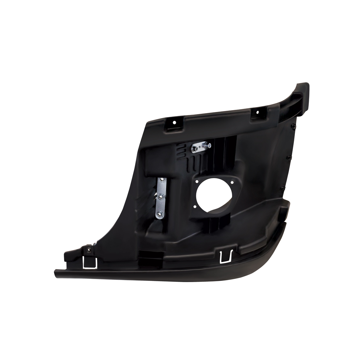 Bumper End Reinforcement With Fog Light Hole For 2008-2017 Freightliner Cascadia - Driver