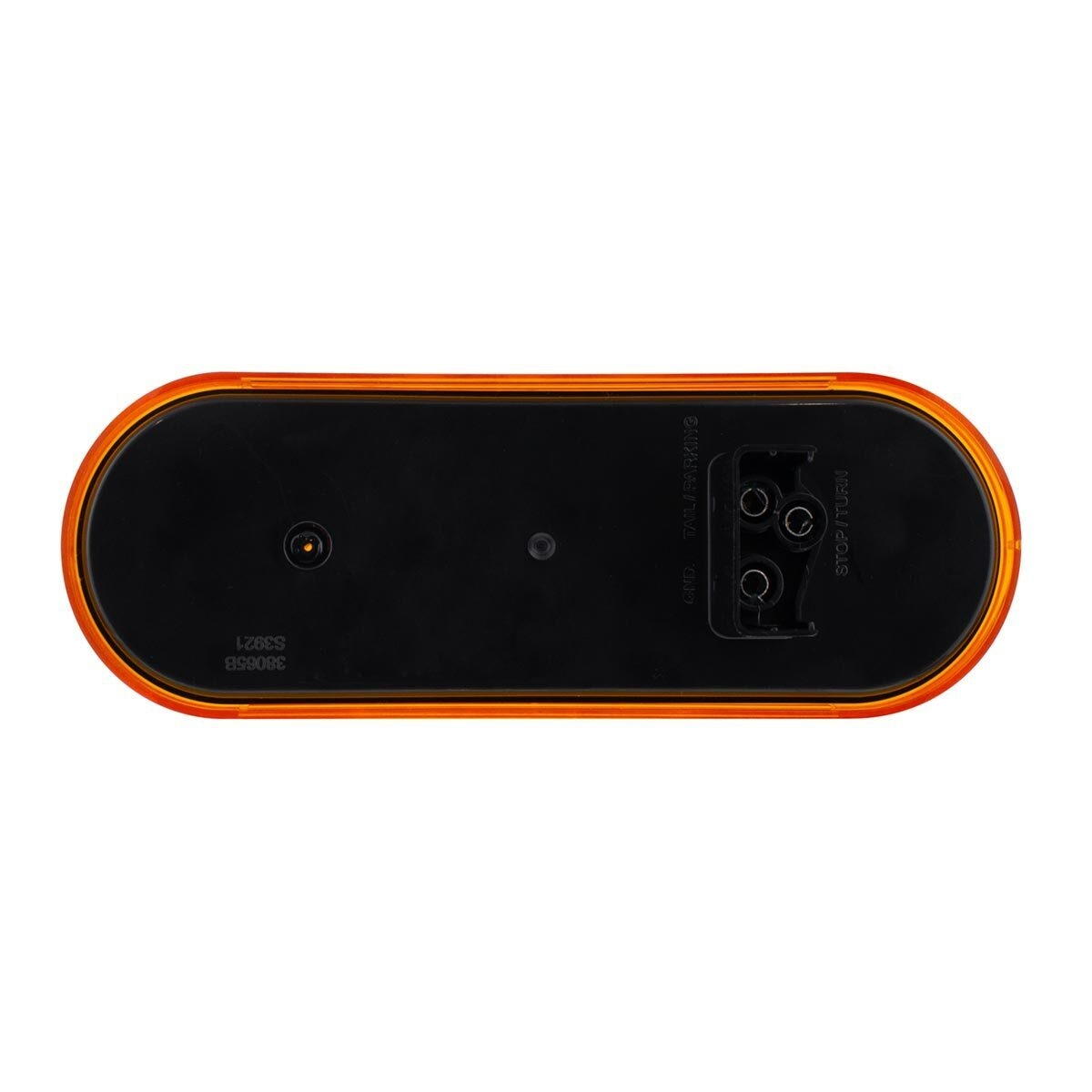3 LED 6" Oval Light(Turn Signal)-Amber LED/Amber Lens