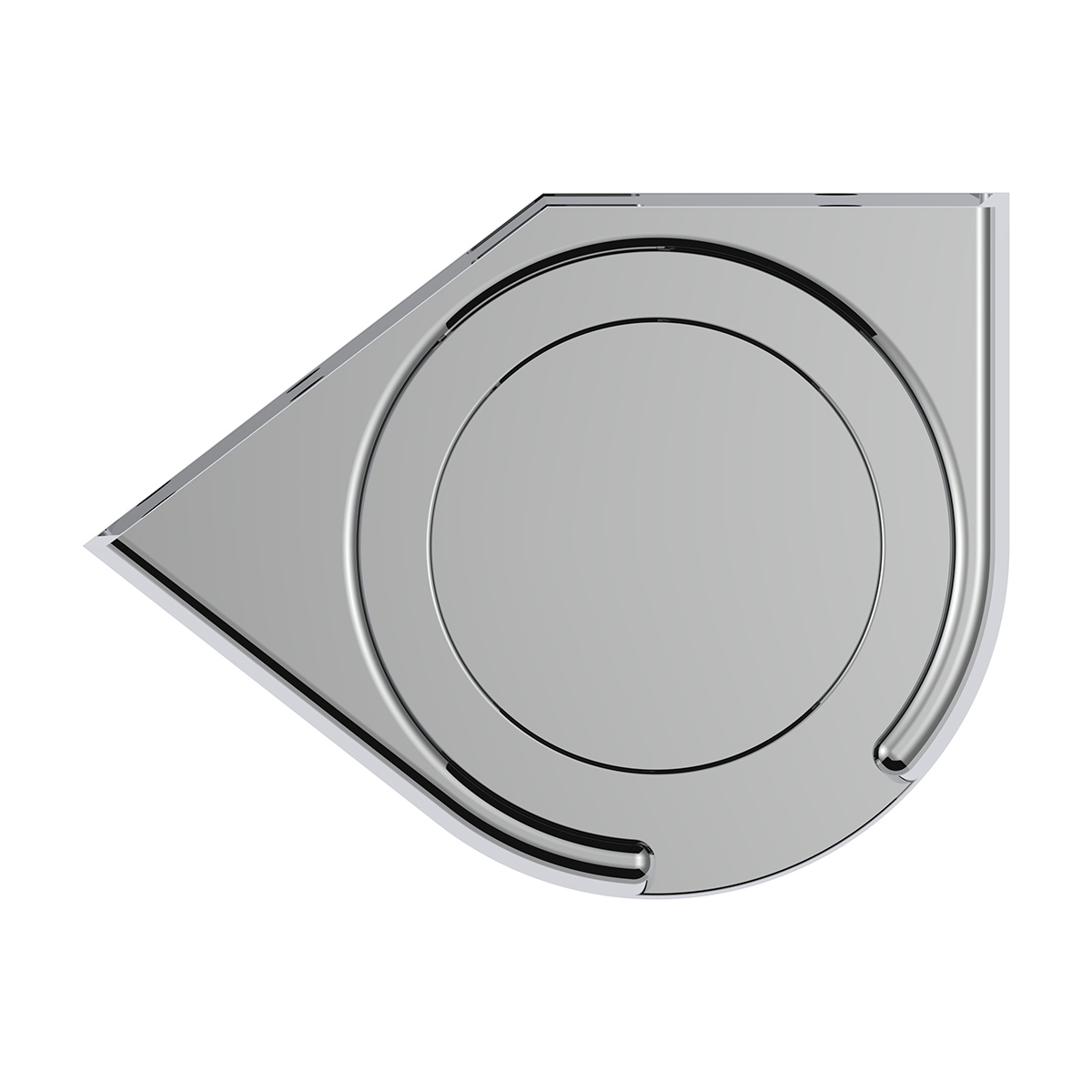 Chrome Plastic Cup Holder For 1986 & Up Freightliner Classic & FLD - Driver