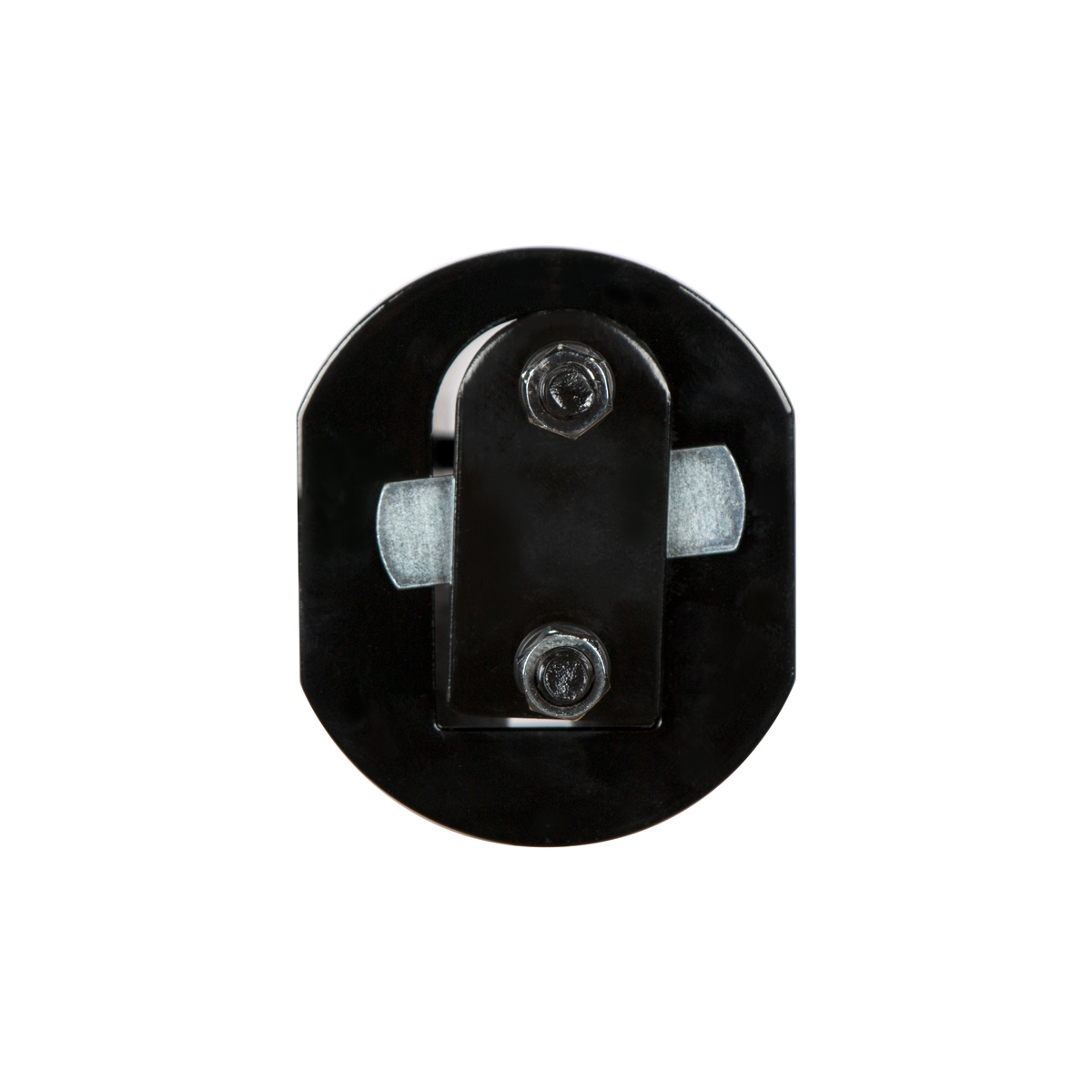 30" Black Heavy Duty Mud Flap Hangers - 2.5" Bolt Pattern (Pair)