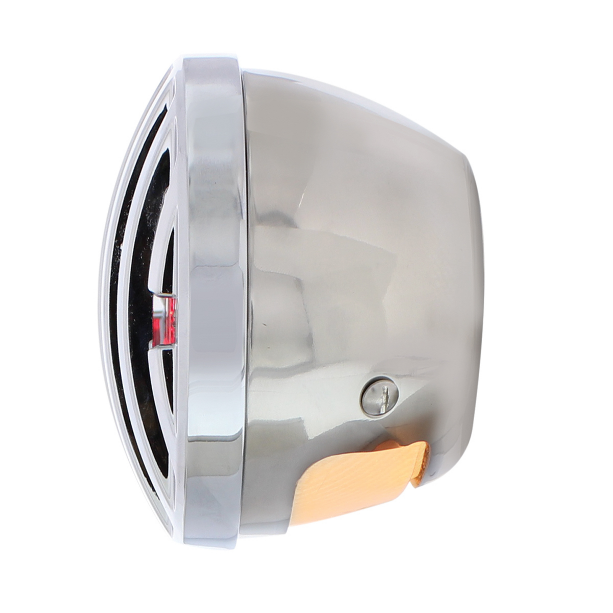 Incandescent Tail Light With Chrome Grille Bezel For 1933-36 Ford Truck - L/H