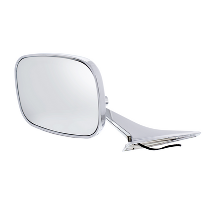 Rectangular Exterior Mirror With LED Turn Signal For 1968-72 Chevy Passenger Car - L/H