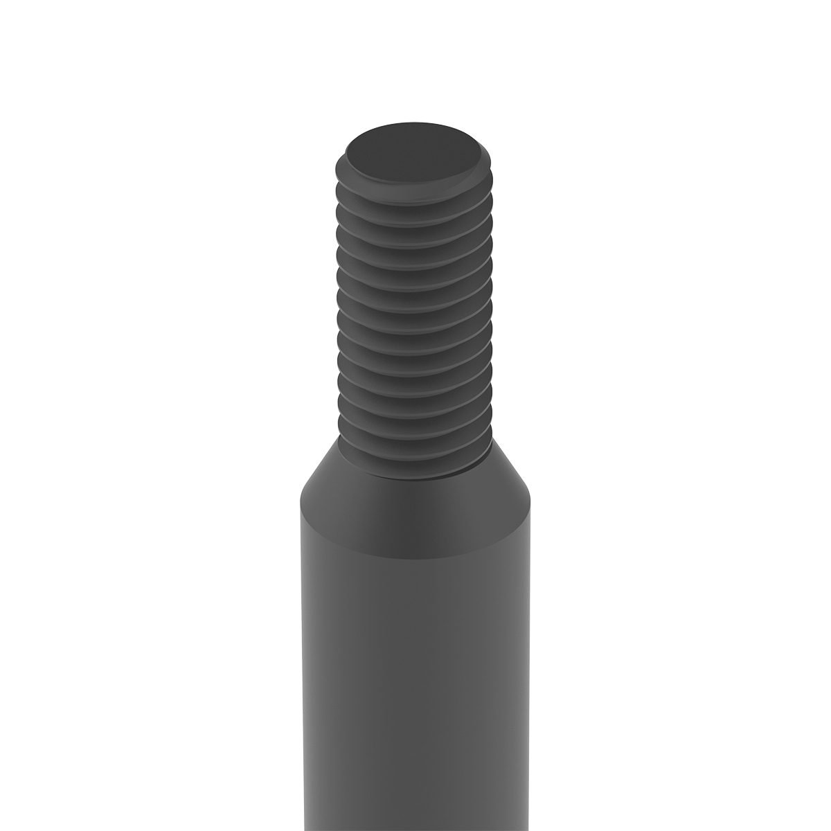 6" Shifter Shaft Extension - Matte Black